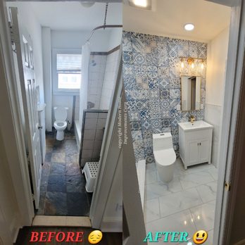 Modern Home Improvements - Master Bathroom Project Greenwood Ave Madison NJ Before & After - General Contractors Near Me - Summit, New Jersey Modern Home Improvements - Master Bathroom Project Greenwood Ave Madison NJ Before & After - General Contractors Near Me - Summit, New Jersey