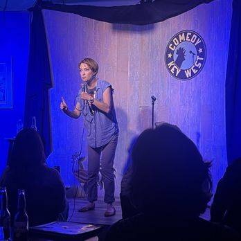 Comedy Key West - Mary Mack performing stand-up comedy at Comedy Key West. - Comedy Clubs Near Me - Key West, Florida