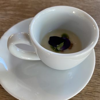 Allora - Cold soup sample. - Wine Bars Near Me - Sacramento, California