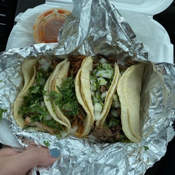Taco Chula - 2 Carne Asada, 1 Barbados, and 1 Carnitas - Mexican Near Me - Palm Beach Gardens, Florida Taco Chula - 2 Carne Asada, 1 Barbados, and 1 Carnitas - Mexican Near Me - Palm Beach Gardens, Florida