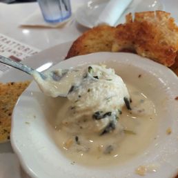 Spinach and Artichoke Dip straight from the kitchen.