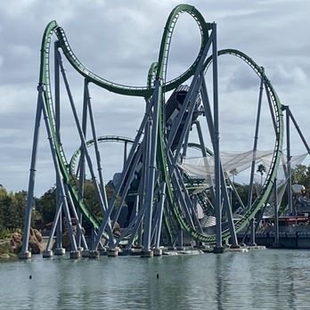 The Incredible Hulk Coaster - The Hulk - Amusement Parks Near Me - Orlando, Florida