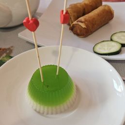 Jello and egg rolls Jello and egg rolls