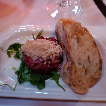 Nicola's Ristorante - My beet tartare with a side of crispy bread. Very good - Italian Near Me - Cincinnati, Ohio Nicola's Ristorante - My beet tartare with a side of crispy bread. Very good - Italian Near Me - Cincinnati, Ohio