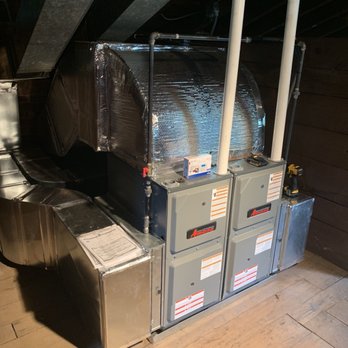 Rick's Repair Heating And Cooling - Twins Installed in a Historic Mansion - Heating & Air Conditioning/HVAC Near Me - Georgetown, Indiana