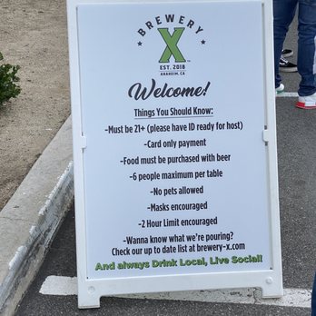 Brewery X - The sign to know scars expected. - Breweries Near Me - Anaheim, California Brewery X - The sign to know scars expected. - Breweries Near Me - Anaheim, California