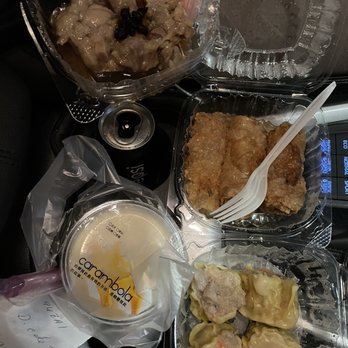 39 Prince Cafe - Pork Siu Mai Bean Curd with Minced Pork Rice Dish Spare Ribs with Black Bean Sauce Rice Dish - Dim Sum Near Me - Flushing, New York