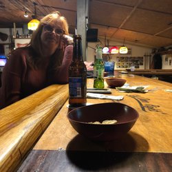 Glad Rag Saloon - A broad and her beer.