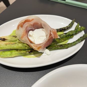 Echo & Rig - Asparagus w Poached Egg and Prosciutto - Steakhouses Near Me - Henderson, Nevada