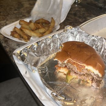 Jimmy's Big Burger - Double cheese burger + pickles and ketchup. Side of fries. - Food Trucks Near Me - Austin, Texas Jimmy's Big Burger - Double cheese burger + pickles and ketchup. Side of fries. - Food Trucks Near Me - Austin, Texas