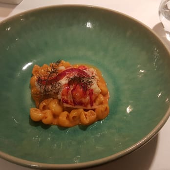 Bussia - Pasta di mare: Spaghettini aiglio e olio with shaved bottarga - Italian Near Me - Amsterdam, New Hampshire