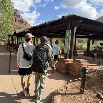 Watchman Campground - September 1, 2026 - Just a short walk to the shuttle stop from camp. - Campgrounds Near Me - Springdale, Utah