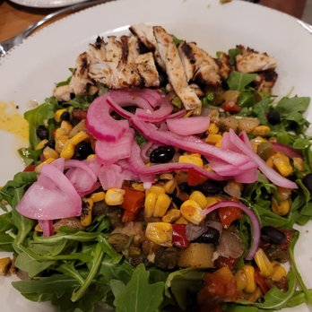 Cobblestone On Main - Garden bowl w chicken, they brought more chicken - New American Near Me - Webster, New York