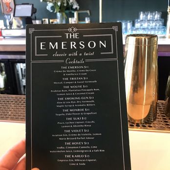 The Emerson - The menu - Cocktail Bars Near Me - Reno, Nevada The Emerson - The menu - Cocktail Bars Near Me - Reno, Nevada
