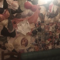 The walls with cards are terrific but the bra and pantry wall was unique as well. Our best meal in Paris