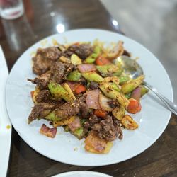 Szechuan Story - Fried lamb with cumin