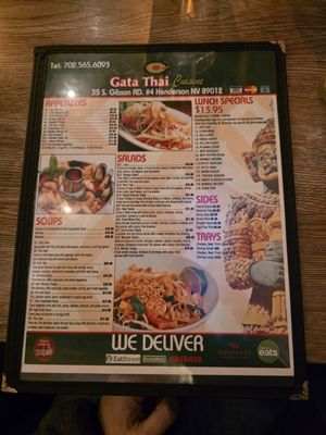Menu photo 2 Gata Thai Cuisine Henderson, NV