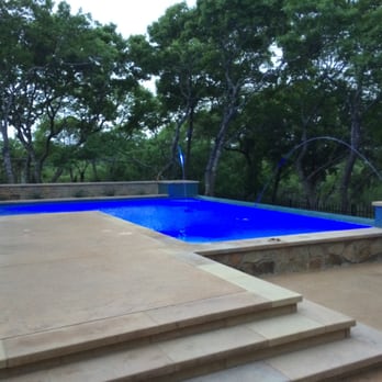 Cody Pools Bee Cave - Cody Pools residential pool at twilight. - Pool & Hot Tub Service Near Me - Bee Cave, Texas