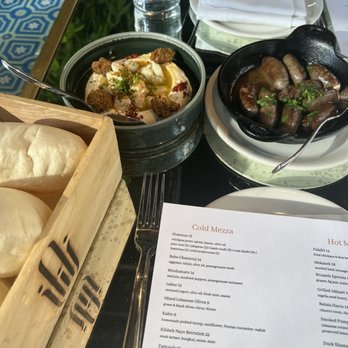 ilili DC - Lamb Sausage & Crab Hummus - Lebanese Near Me - Washington, DC, District of Columbia