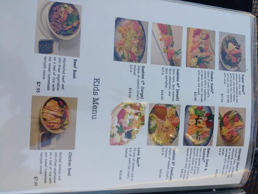 Menu photo 2 Osaka Sushi Denver, CO