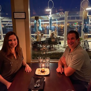 Parkers' Lighthouse - Nice belated-birthday dessert - Seafood Near Me - Long Beach, California Parkers' Lighthouse - Nice belated-birthday dessert - Seafood Near Me - Long Beach, California