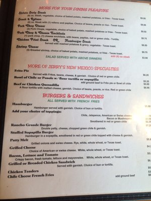 Menu photo 2 Casa de Herrera's Pecos, NM