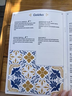 Menu photo 3 Ojo de Agua Miami, FL