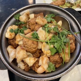 The Noble Chef - Assorted Seafood with Tofu Clay Pork - Chinese Near Me - San Diego, California The Noble Chef - Assorted Seafood with Tofu Clay Pork - Chinese Near Me - San Diego, California