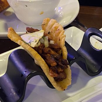 Mezcal Mexican Restaurant - The pork fluffy taco delicious - Mexican Near Me - Detroit, Michigan