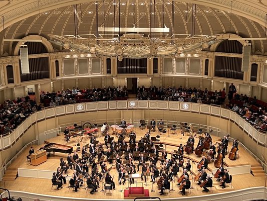 Photo of Chicago Symphony Center - Chicago, IL, US. a large concert hall full of people