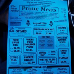 Prime Meats - Flyer
