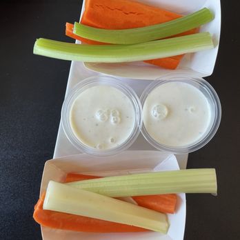 Cyber Wings - Veggies (TikTok: @justandyvu) - Chicken Wings Near Me - Fountain Valley, California