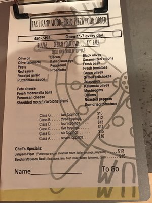Menu photo 6 East Ramp Pizza Fairbanks, AK Menu photo 6 East Ramp Pizza Fairbanks, AK