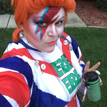 Fantasy Faces - David Bowie/Ziggy Stardust!! - Face Painting Near Me