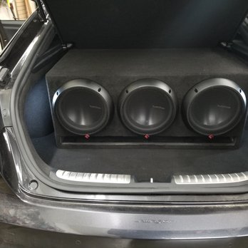 Sound Waves - 3- 10" Power series subs in a new Kia Stinger - Car Stereo Installation Near Me - Olympia, Washington Sound Waves - 3- 10" Power series subs in a new Kia Stinger - Car Stereo Installation Near Me - Olympia, Washington