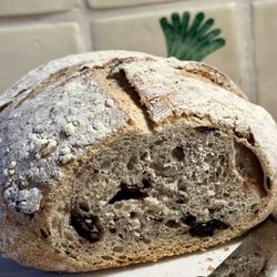 Sage Bakehouse - OUTstanding Greek olive sour dough bread.