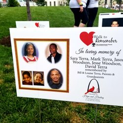 The Compassionate Friends of Atlanta - Tucker chapter - Walk to Remember sign from the TCF Annual conference.