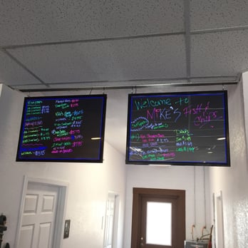 Mike's Fish & Chips - The menu...very reasonable prices - Fish & Chips Near Me - Payson, Arizona