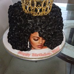 Oh My Goodness Gracious Catering - Afro curls cake