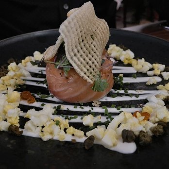 Chapeau - Trio of Salmon - French Near Me - San Francisco, California Chapeau - Trio of Salmon - French Near Me - San Francisco, California