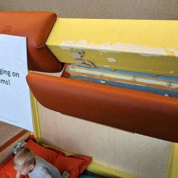 Spokane Public Library - South Hill - Play structure being pulled apart, with many signs around asking kids to ignore base instincts. Why not make it indestructible to start? - Libraries Near Me - Spokane, Washington Spokane Public Library - South Hill - Play structure being pulled apart, with many signs around asking kids to ignore base instincts. Why not make it indestructible to start? - Libraries Near Me - Spokane, Washington