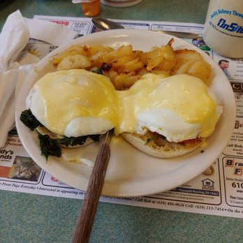 The Coffee Station - Eggs Benedict Florentine from the specials today! - Coffee & Tea Near Me - Garnet Valley, Pennsylvania The Coffee Station - Eggs Benedict Florentine from the specials today! - Coffee & Tea Near Me - Garnet Valley, Pennsylvania