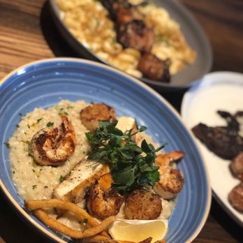 Warehouse 72 - better view or the Seafood risotto - New American Near Me - Houston, Texas Warehouse 72 - better view or the Seafood risotto - New American Near Me - Houston, Texas