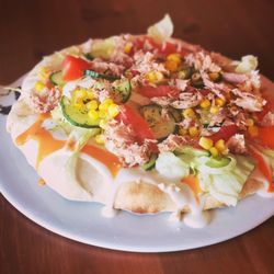 Francos Pastaria - Pizza mit Salat