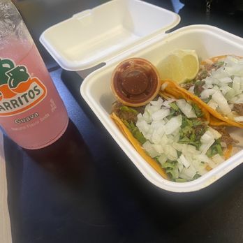 Birria LES - Beef birria with cheese & a guava jarrito - Tacos Near Me - New York, New York Birria LES - Beef birria with cheese & a guava jarrito - Tacos Near Me - New York, New York