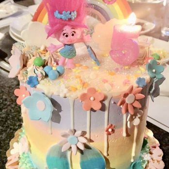 Jeseca Creations - Trolls cake - Desserts Near Me - Chino Hills, California Jeseca Creations - Trolls cake - Desserts Near Me - Chino Hills, California