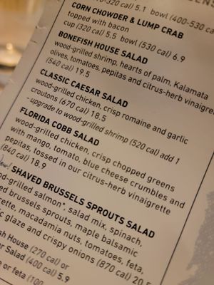 Menu photo 2 Bonefish Grill Tallahassee, FL
