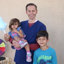 Children's Dental Center Of Rock Springs - Dr. Jones with 2 of his children.
