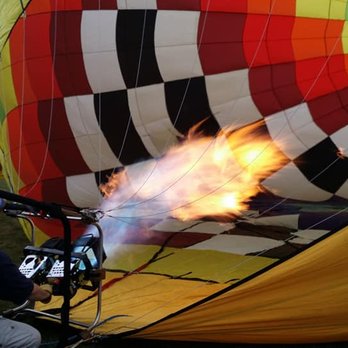 Above The Clouds - Our pilot, Tim, fires up the burner, sending fiery hot air into the canopy in order to elevate us into the air. - Hot Air Balloons Near Me - Middletown, New York