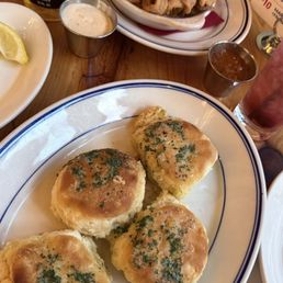 Garlic Biscuits Fried Calamari
